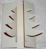 12306 Faltgru�karte Tannenbaum creme